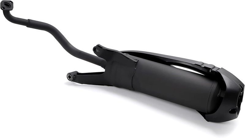 Minho Motorcycle Exhaust Assembly in Heavy Iron Material Compatible with Chinese GY6 125cc 150cc 4-Stroke Engine Scooter Moped RSZ 150 Gas Engine Scooters - Image 3
